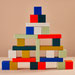 Деревянные кубики-брусочки «Лисица в столице» 26 деталей