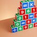 Обучающие деревянные цветные кубики «Лесная Математика» 30 деталей