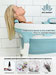 Складная ванна для взрослых, SPA-комплекс для дома и дачи (голубой)