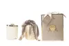 Парфюмированная свеча в рифленой вазе с крышкой с фигуркой, в комплекте с шелковым шарфом