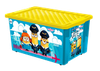 Детский ящик для хранения игрушек Lalababy Миньоны 17л банановый
