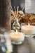 TRUE SCENTS Ребристая свеча столбик 120/58 мм с ароматом граната