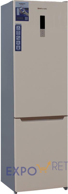 Двухкамерный холодильник SHIVAKI BMR-2016DNFBE