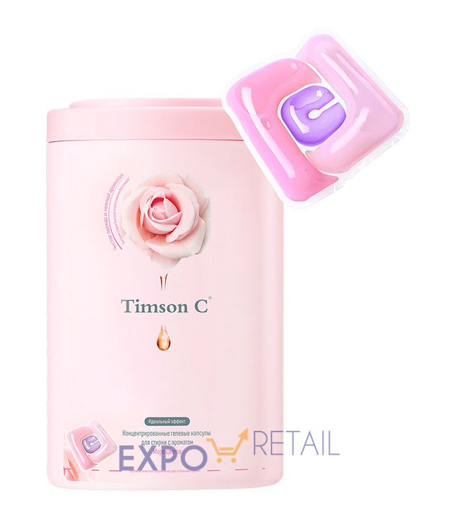 Капсулы для стирки TIMSON C с ароматом Море цветов и Роза-помело