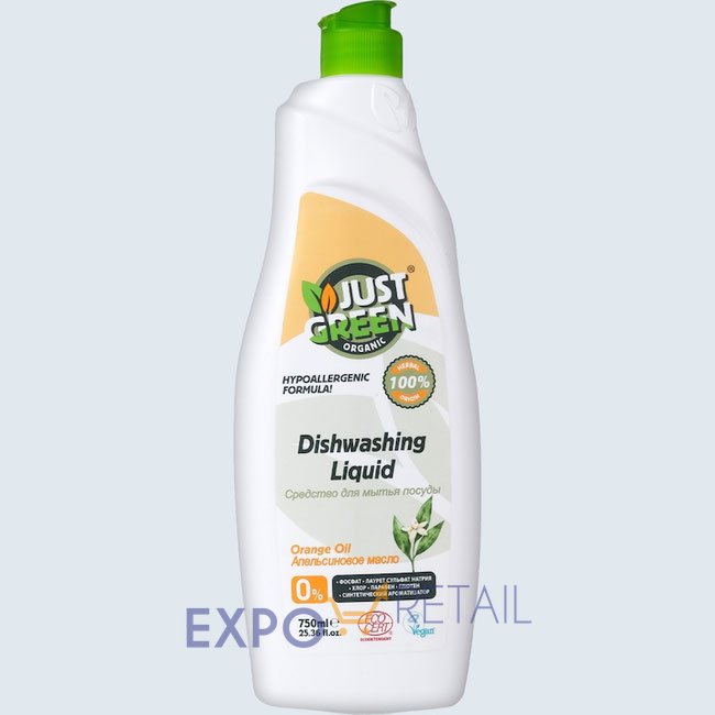 Экологичный Гель для мытья посуды Just Green Organic