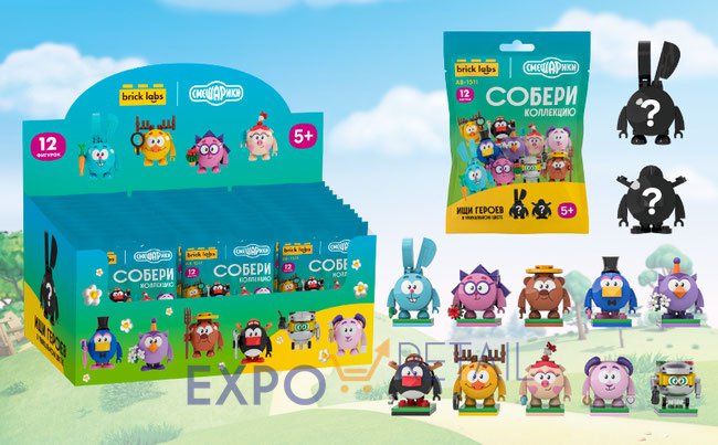 Конструктор Brick Labs Смешарики: «Собери их всех!»
