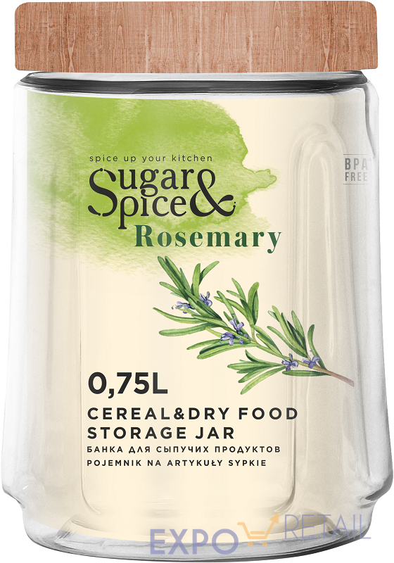 Банки для сыпучих продуктов Sugar&Spice Rosemary