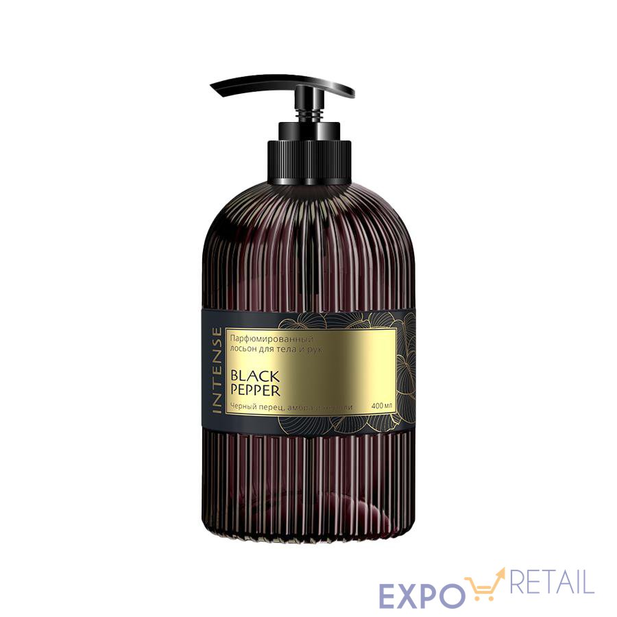 Лосьон для тела парфюм. Intense "Black pepper/чёрный перец" 400 мл. с дозатором Clean&Green CG8543