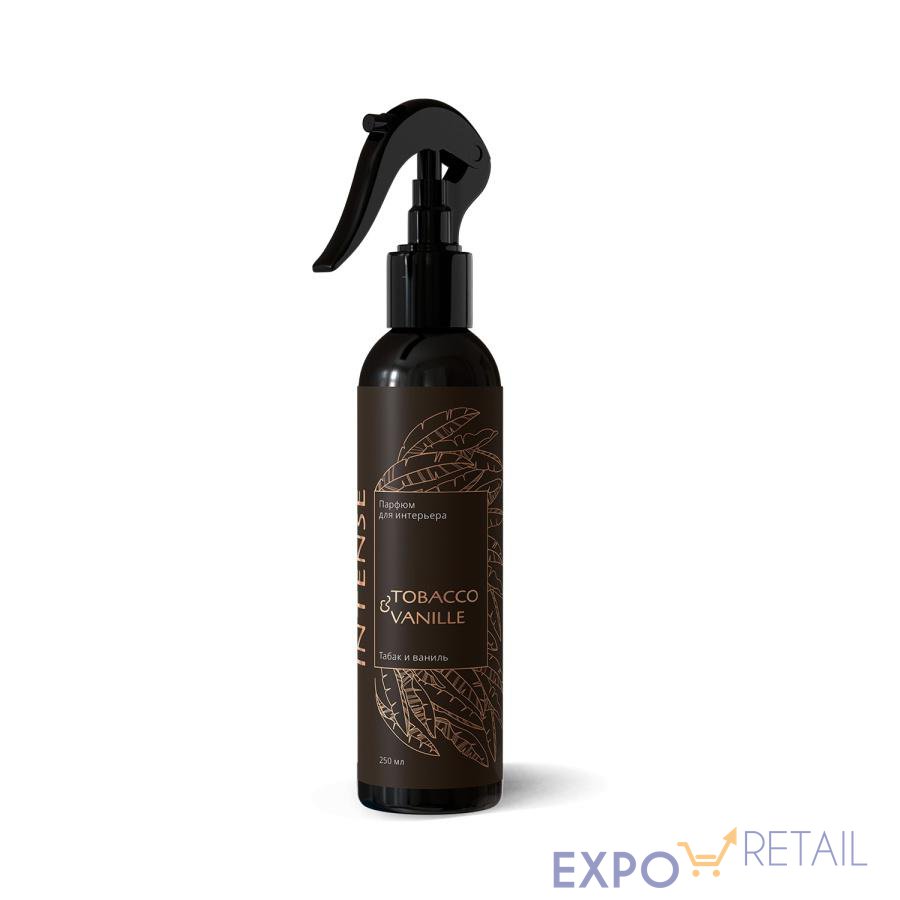 Ароматизатор воздуха парфюм. Intense "Tobacco&vanille/Табак и ваниль" 250 мл. Clean&Green СG8479