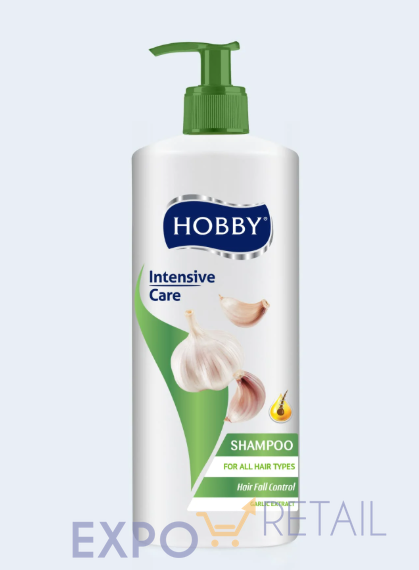 Протеиновый шампунь HOBBY с экстрактом чеснока 1л / 500мл