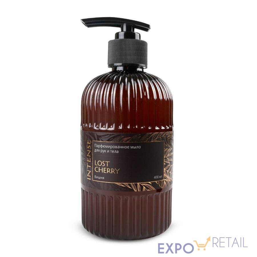 Жидкое мыло парфюм. Intense "Lost cherry/вишня" 400 мл. с дозатором Clean&Green CG8510