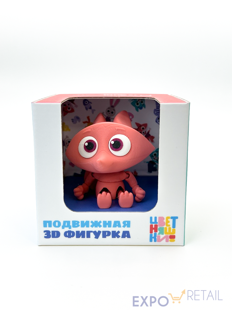 Игрушка подвижная 3D МП "Лисёнок Айяяй"