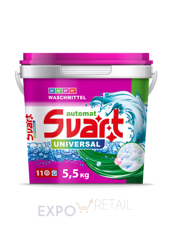 Средство для стирки порошкообразное SVART Universal Automat