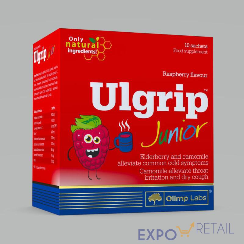 Ульгрип Юниор  / Ulgrip Junior - Для укрепления иммунитета  и борьбы с ОРВИ для детей и взрослых