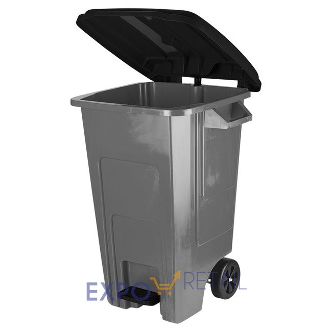 Бак для мусора Freestyle с крышкой на колесах 130 л